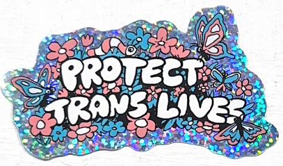 Protect Trans Lives sticker
