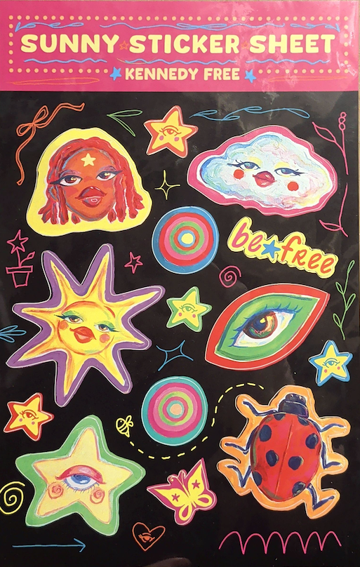 Sunny Sticker Sheet