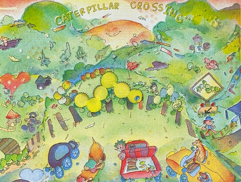 Caterpillar Crossing