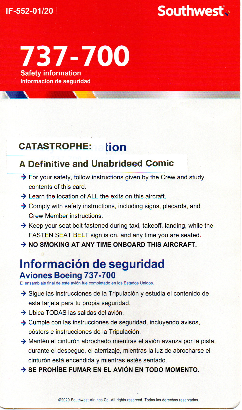 CATASTROPHE: A Definitive and Unabridged Comic