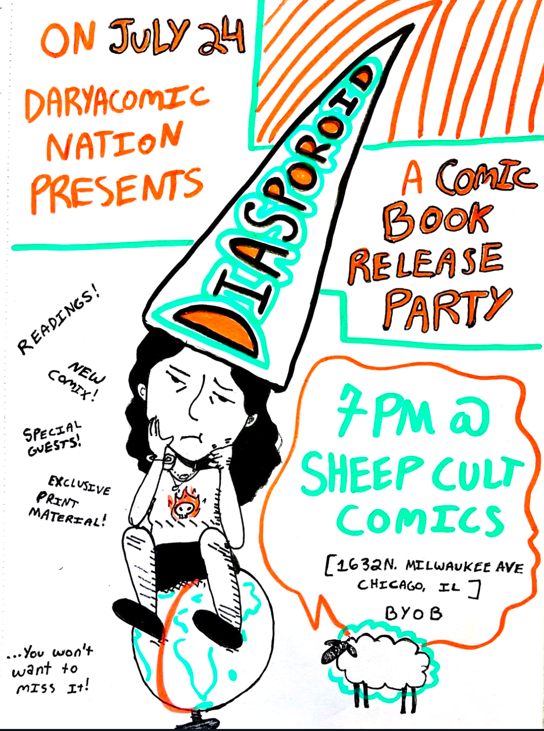 Diasporoid Comic Release Party