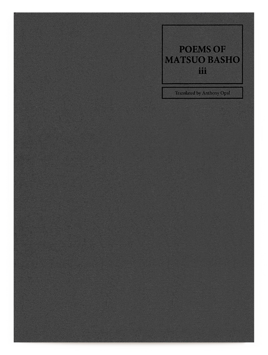 Poems Of Matsuo Basho iii