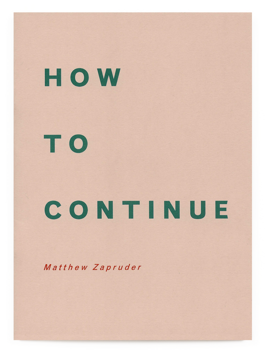How To Continue