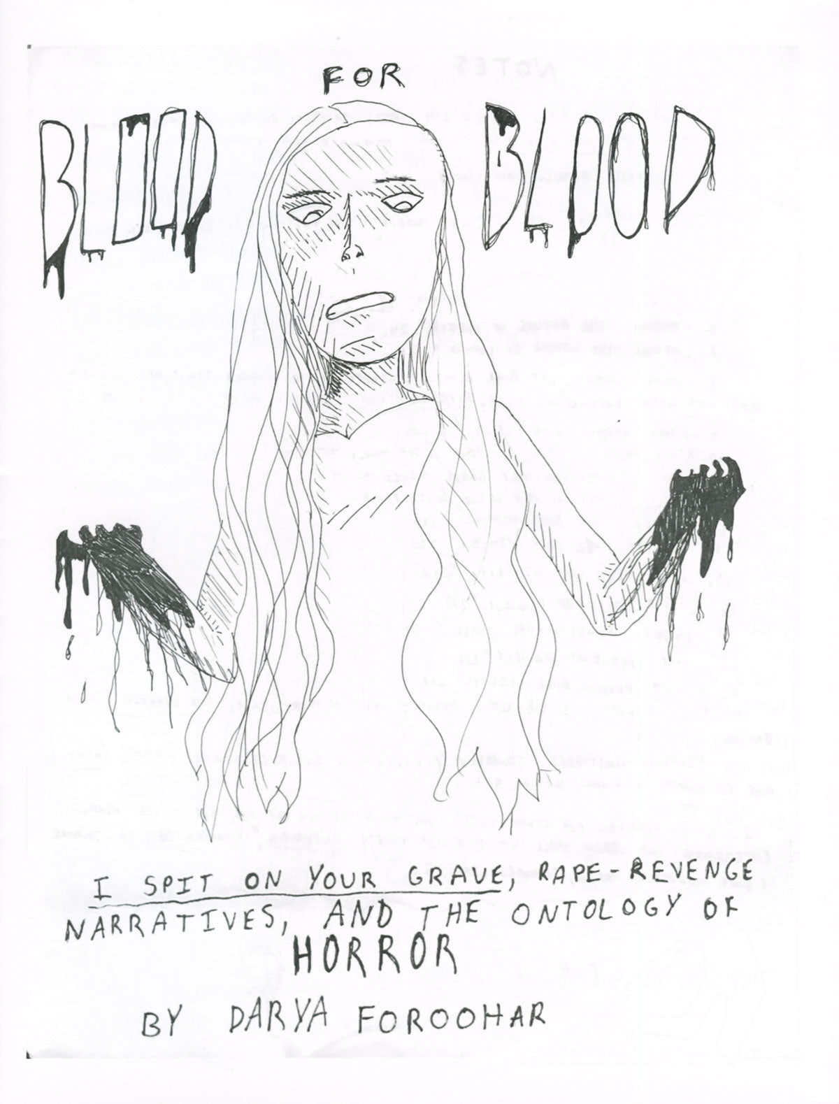 Blood for Blood: I Spit on Your Grave, Rape-Revenge Narratives, and the Ontology of Horror