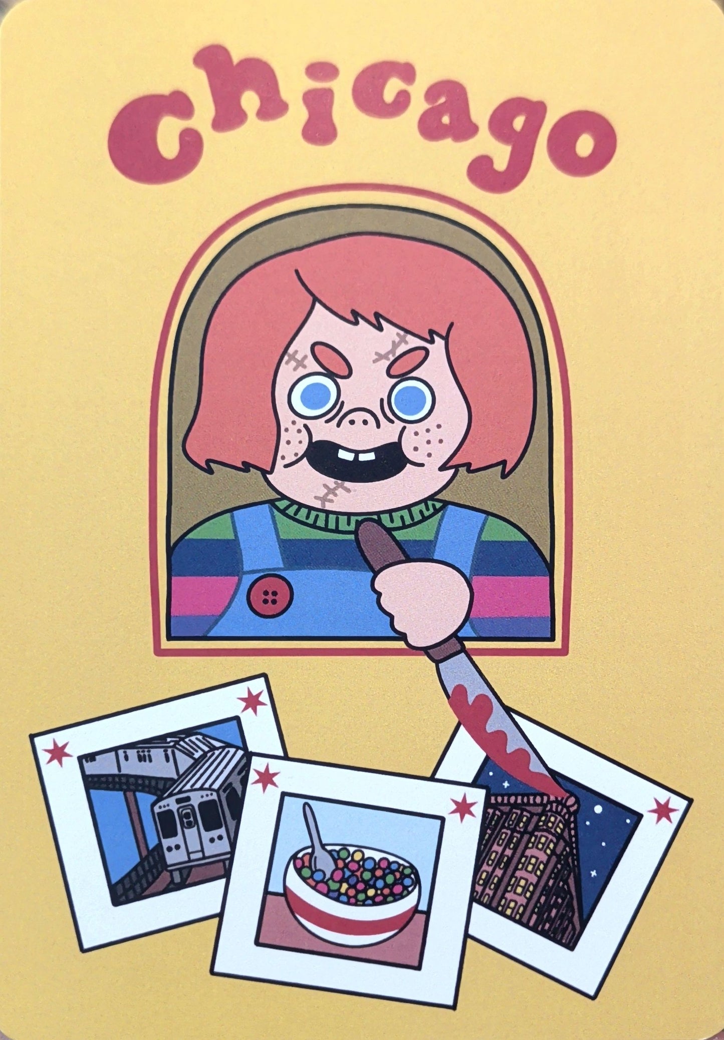 Chicago Chuckie Postcard
