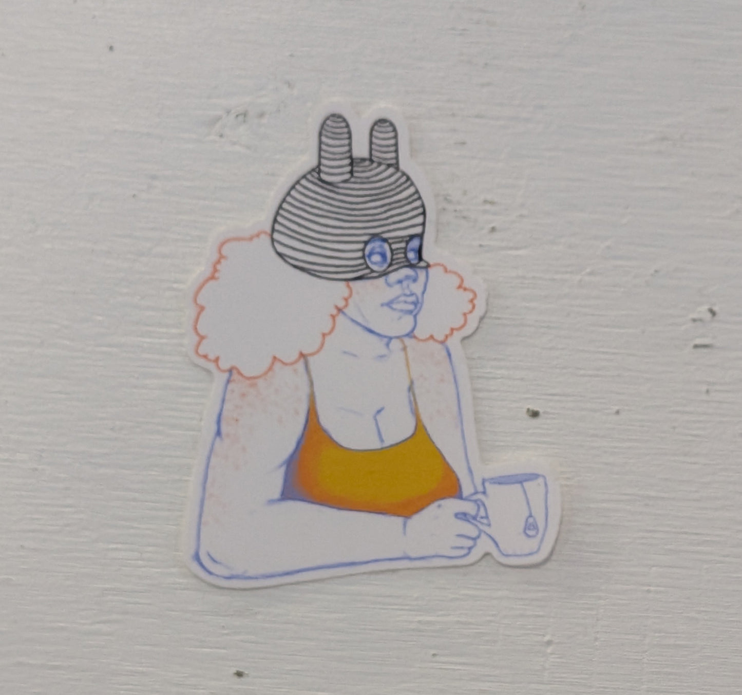 Sticker, Girls in Masks