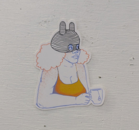 Sticker, Girls in Masks