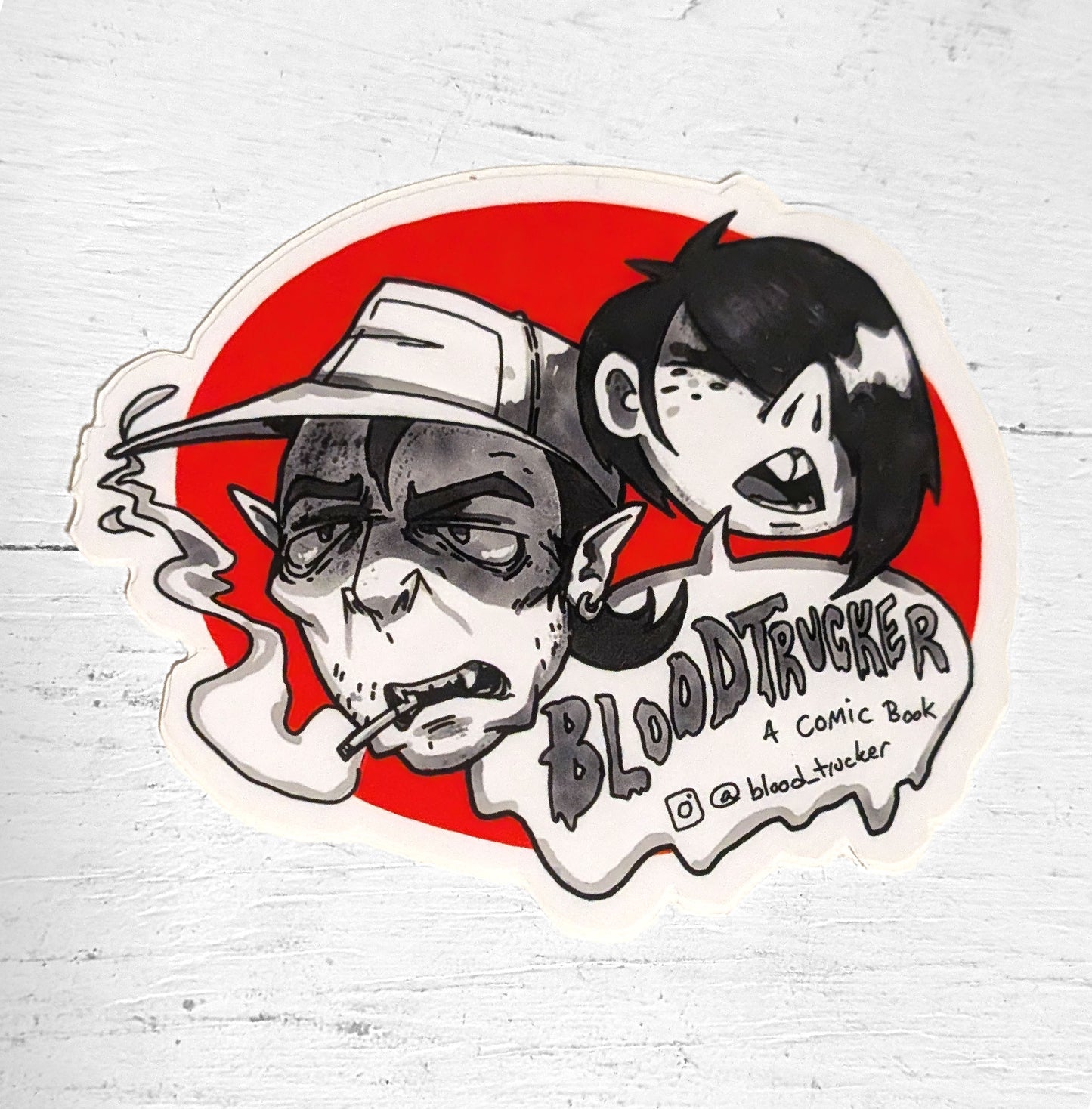 Bloodtrucker Sticker