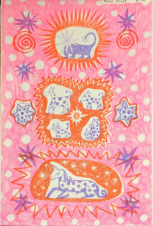 Magical animals print