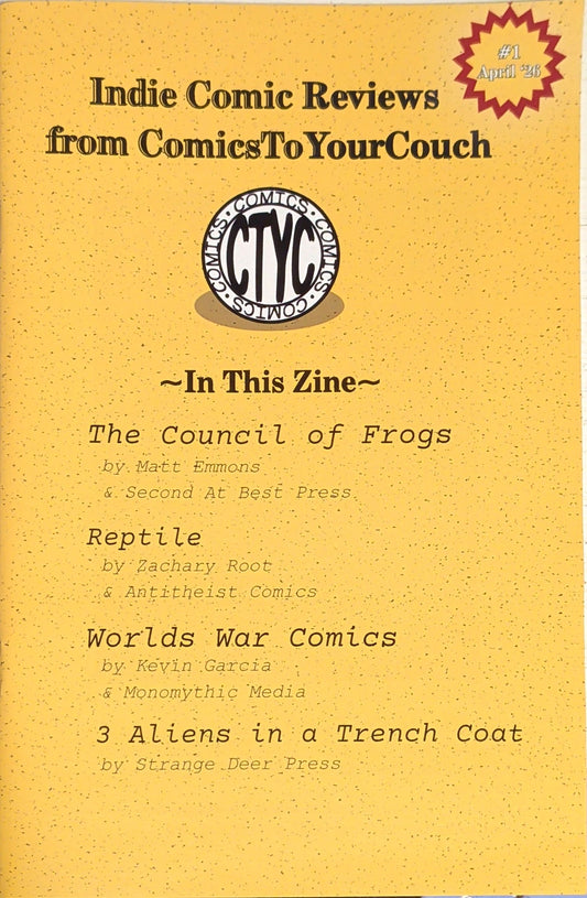 ComicsToYourCouch Review Zines (Indie Edition)