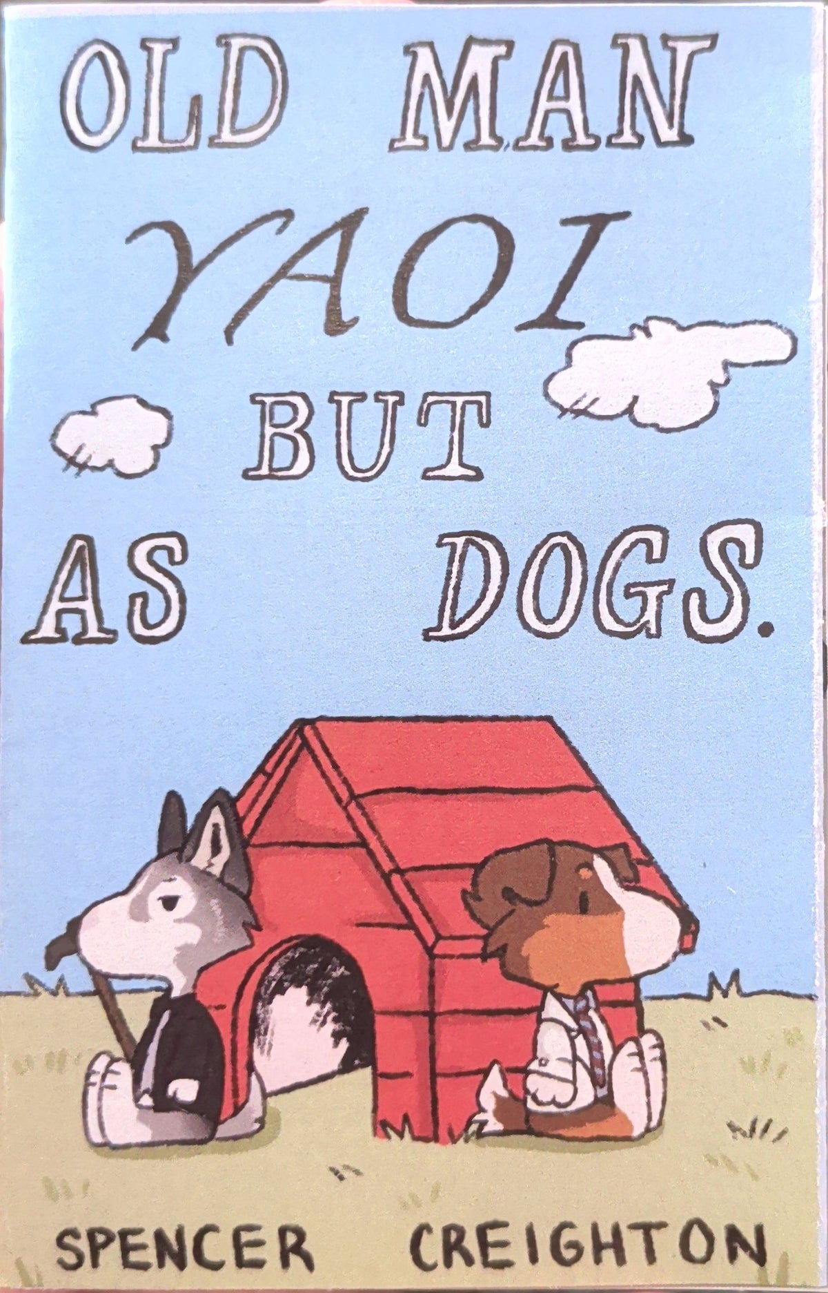 Old Man Yaoi but as Dogs