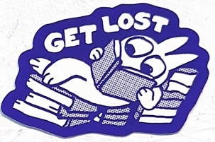 Get Lost sticker
