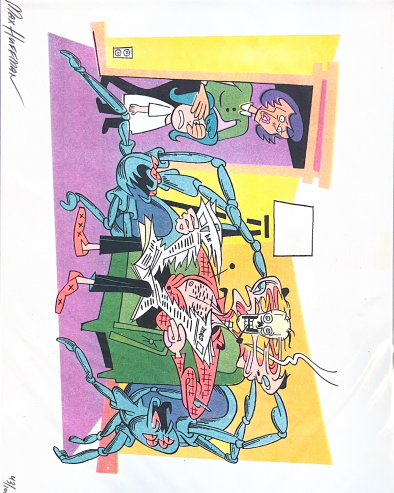 Riso Print By Max Huffman