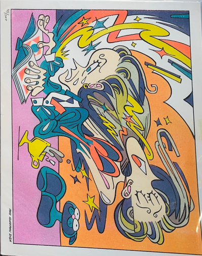Riso Print By Max Huffman