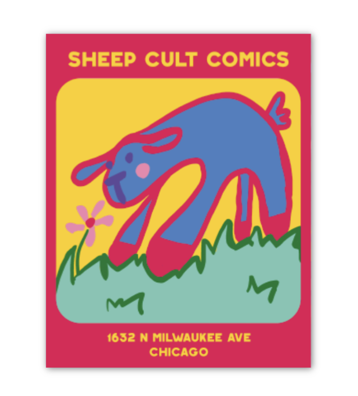 Sheep Cult Comics Sticker