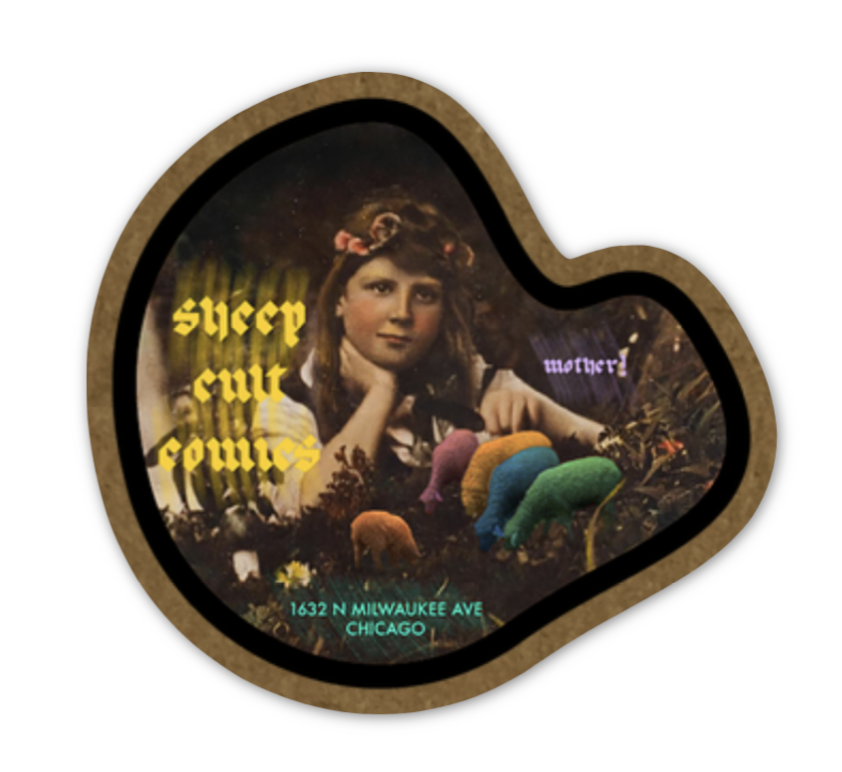 Sheep Cult Comics Sticker