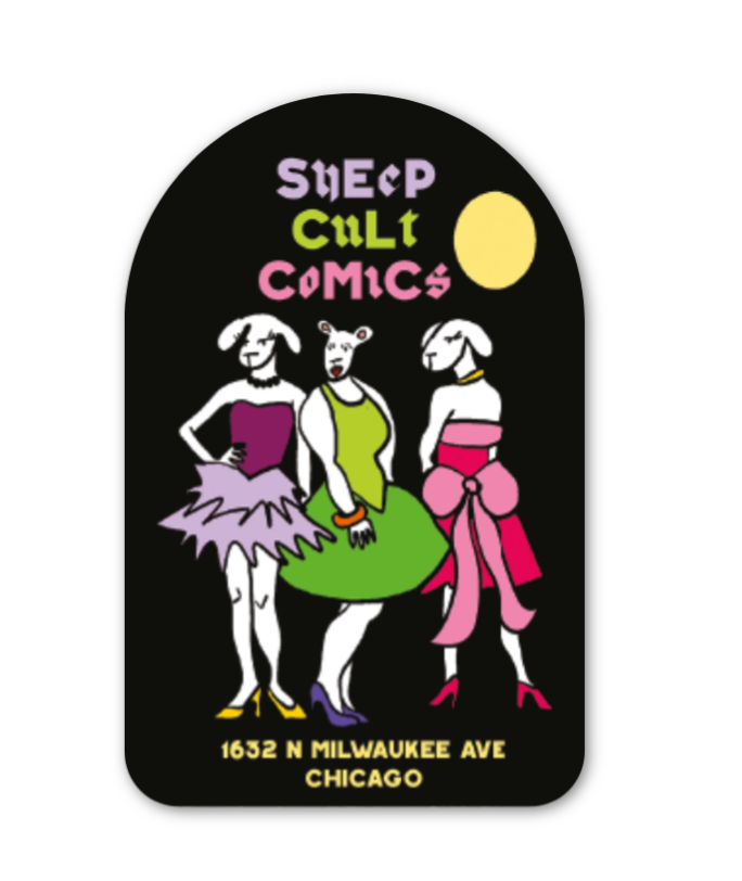 Sheep Cult Comics Sticker