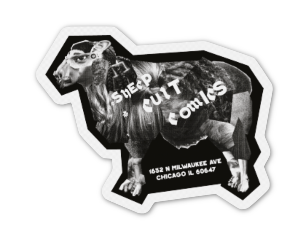 Sheep Cult Comics Sticker