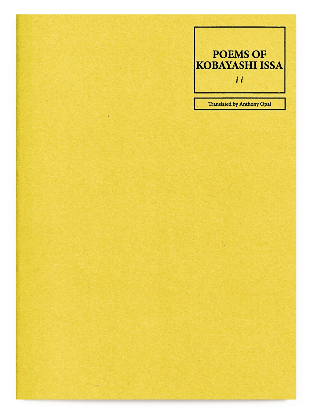 Poems Of Kobayashi Issa ii