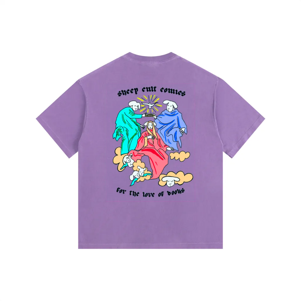 Sheep Cult Comics T-Shirt (For the Love of Books)
